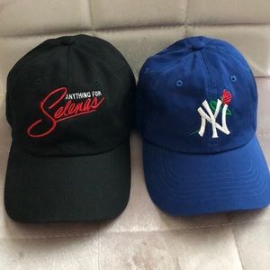 Selena & NY baseball cap